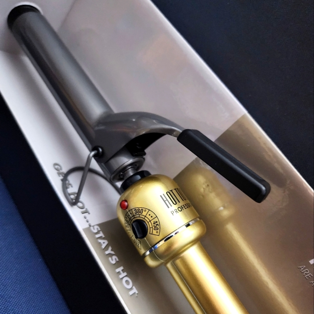 Hot Tools DIAMONDPLATINUM 1" Curling iron Gold